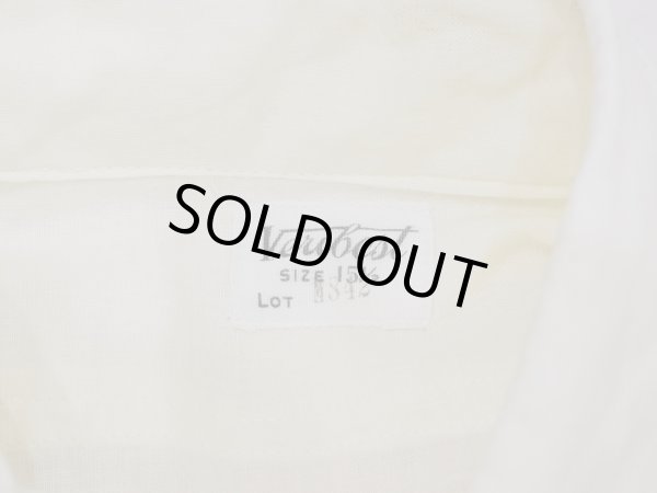 画像3: 10s 20s 1920s Veribest UNUSUAL COLLAR PULLOVER COTTON DRESS SHIRT with CHIN STRAP (3)