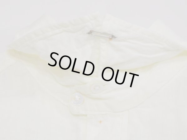 画像5: 10s 20s 1920s Veribest UNUSUAL COLLAR PULLOVER COTTON DRESS SHIRT with CHIN STRAP (5)