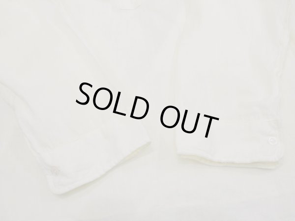 画像10: 10s 20s 1920s Veribest UNUSUAL COLLAR PULLOVER COTTON DRESS SHIRT with CHIN STRAP (10)