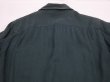 画像9: 50s Fashion Towne GREEN PLAIN SOLID RAYON SHIRT (9)