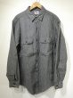 画像1: 50s 60s BIG MURPH SALT&PEPPER BLACK CHAMBRAY SHIRT (1)