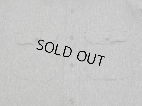 画像5: 50s 60s BIG MURPH SALT&PEPPER BLACK CHAMBRAY SHIRT (5)