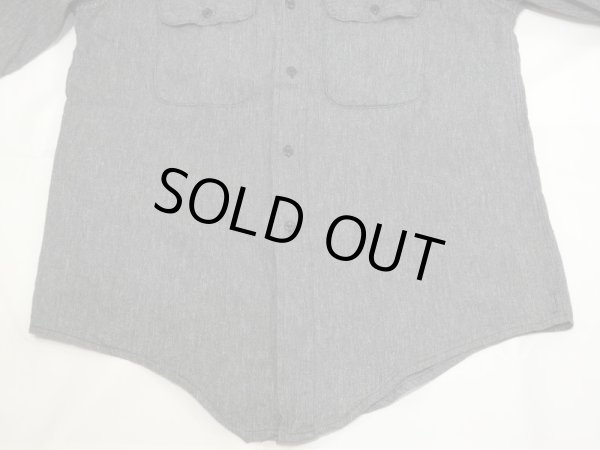 画像6: 50s 60s BIG MURPH SALT&PEPPER BLACK CHAMBRAY SHIRT (6)