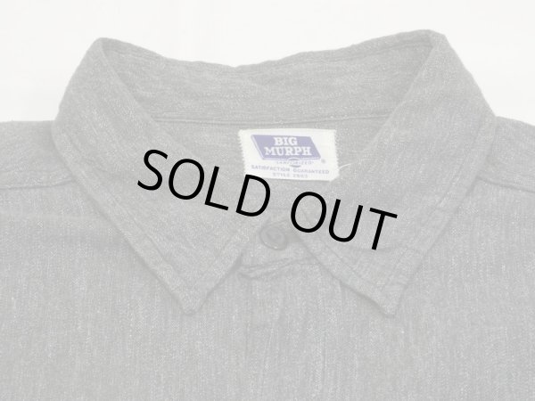 画像4: 50s 60s BIG MURPH SALT&PEPPER BLACK CHAMBRAY SHIRT (4)