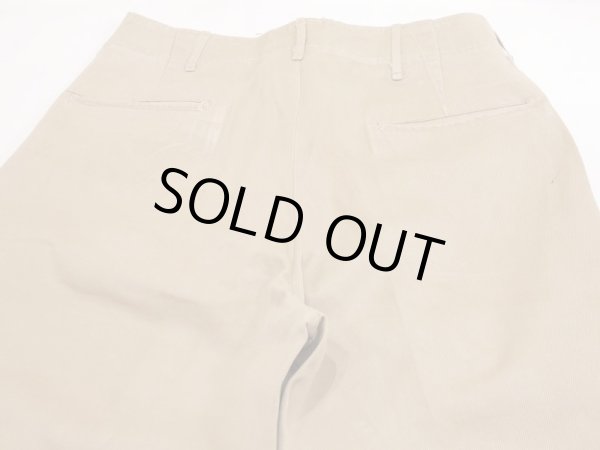 画像15: 50s US ARMY M-45 COTTON KHAKI CHINO TROUSERS PANTS 32×33 (15)