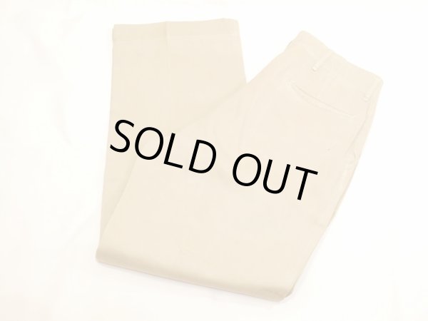 画像3: 50s US ARMY M-45 COTTON KHAKI CHINO TROUSERS PANTS 32×33 (3)