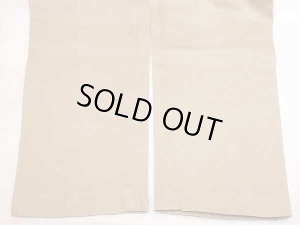 画像13: 50s US ARMY M-45 COTTON KHAKI CHINO TROUSERS PANTS 32×33 (13)