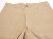 画像4: 50s US ARMY M-45 COTTON KHAKI CHINO TROUSERS PANTS 32×33 (4)