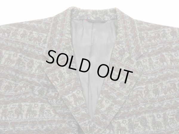 画像3: 60s Capps Clothes BATIK WARRIOR PATTERN TAILORED JACKET (3)