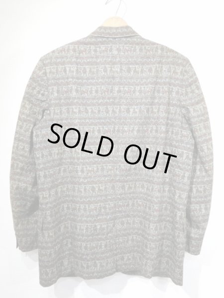 画像2: 60s Capps Clothes BATIK WARRIOR PATTERN TAILORED JACKET (2)