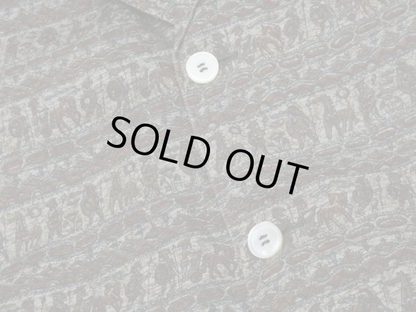 画像5: 60s Capps Clothes BATIK WARRIOR PATTERN TAILORED JACKET (5)