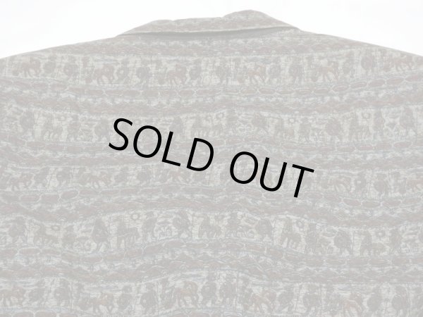 画像16: 60s Capps Clothes BATIK WARRIOR PATTERN TAILORED JACKET (16)