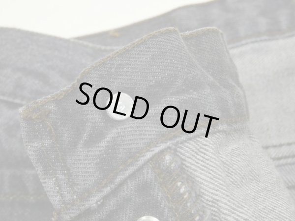 画像5: 80s Levi's 501 YARN DYED BLACK DENIM PANTS MADE IN USA (5)
