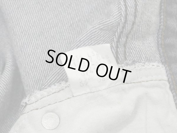 画像7: 80s Levi's 501 YARN DYED BLACK DENIM PANTS MADE IN USA (7)