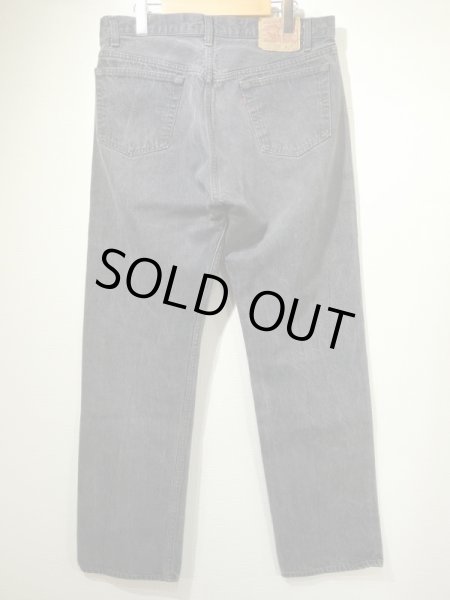 画像2: 80s Levi's 501 YARN DYED BLACK DENIM PANTS MADE IN USA (2)
