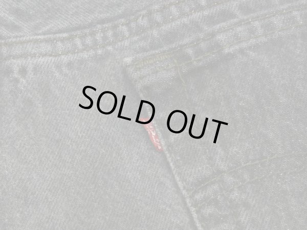 画像12: 80s Levi's 501 YARN DYED BLACK DENIM PANTS MADE IN USA (12)