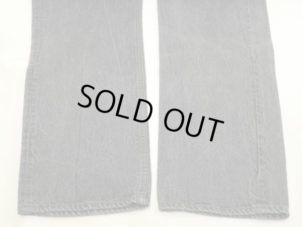 画像8: 80s Levi's 501 YARN DYED BLACK DENIM PANTS MADE IN USA (8)