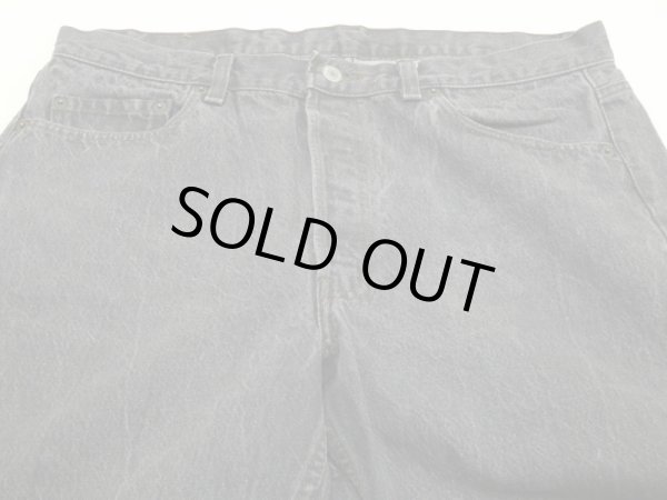 画像4: 80s Levi's 501 YARN DYED BLACK DENIM PANTS MADE IN USA (4)