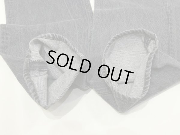 画像9: 80s Levi's 501 YARN DYED BLACK DENIM PANTS MADE IN USA (9)