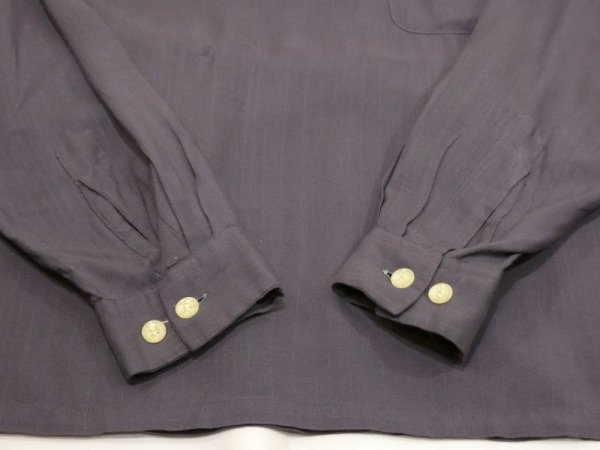 画像11: 50s Palm Springs by ELTON GRAY PINK PULLOVER RAYON BOX SHIRT (11)