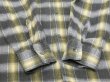 画像8: 60s 70s UNKNOWN EURO VINTAGE GRADATION CHECK PLAID COTTON FLANNEL BOX SHIRT (8)