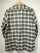 画像2: 60s 70s UNKNOWN EURO VINTAGE GRADATION CHECK PLAID COTTON FLANNEL BOX SHIRT (2)