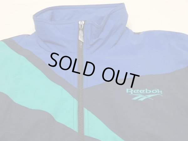 画像6: 90s Reebok ENTERPRISE FLOCKY PRINT NYLON JACKET WINDBREAKER  (6)
