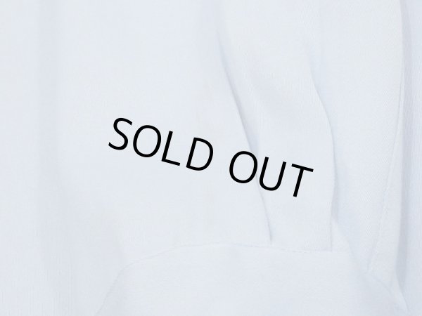 画像11: 50s MONTECITO of CALIFORNIA SAX BLUE PLAIN SOLID RAYON SHIRT with HAND STITCH (11)