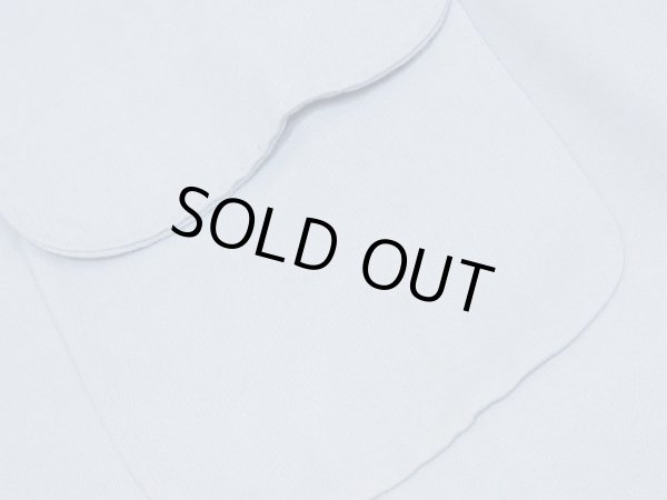 画像8: 50s MONTECITO of CALIFORNIA SAX BLUE PLAIN SOLID RAYON SHIRT with HAND STITCH (8)