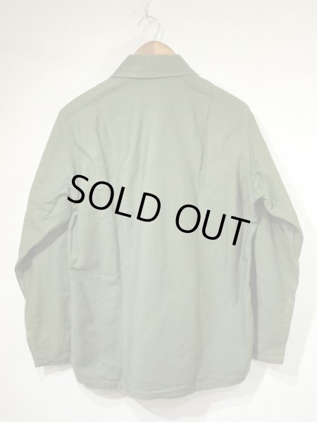 画像2: 60s ‘64 US ARMY COTTON SATEEN OG-107 UTILITY SHIRT 2nd TYPE  (2)