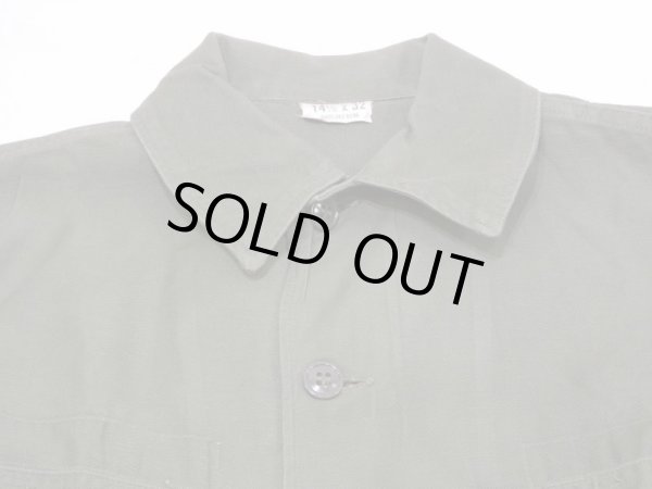 画像4: 60s ‘64 US ARMY COTTON SATEEN OG-107 UTILITY SHIRT 2nd TYPE  (4)