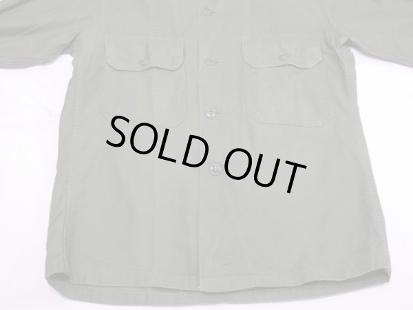 画像5: 60s ‘64 US ARMY COTTON SATEEN OG-107 UTILITY SHIRT 2nd TYPE  (5)