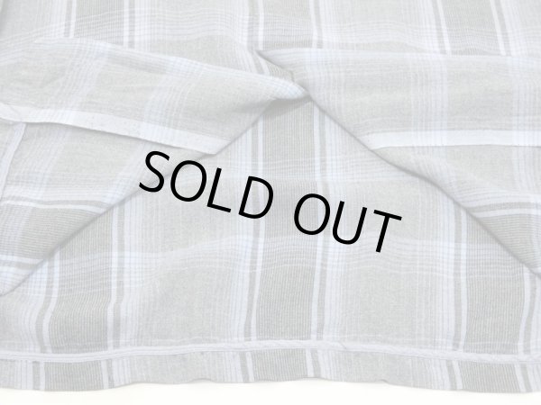 画像9: 50s Strad-O-Canyon OMBRE SHADOW PLAID CHECK OPEN COLLAR RAYON SHIRT  (9)