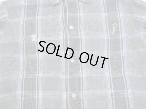 画像6: 50s Strad-O-Canyon OMBRE SHADOW PLAID CHECK OPEN COLLAR RAYON SHIRT  (6)
