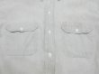 画像5: 60s WASHINGTON Dee Cee ? GRAY CHAMBRAY SHIRT with AMERICAN COSTUME STAMP (5)