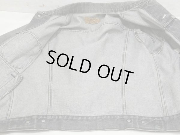 画像11: 80s Levi's 71506-0259 YARN DYED BLACK DENIM JACKET GJ MADE IN USA (11)