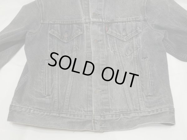 画像6: 80s Levi's 71506-0259 YARN DYED BLACK DENIM JACKET GJ MADE IN USA (6)