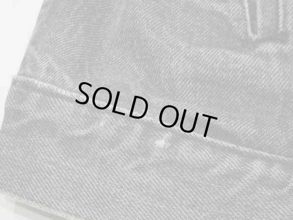 画像8: 80s Levi's 71506-0259 YARN DYED BLACK DENIM JACKET GJ MADE IN USA (8)