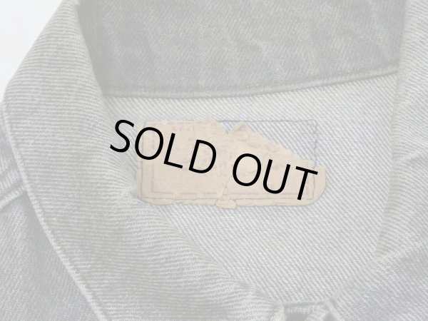 画像3: 80s Levi's 71506-0259 YARN DYED BLACK DENIM JACKET GJ MADE IN USA (3)