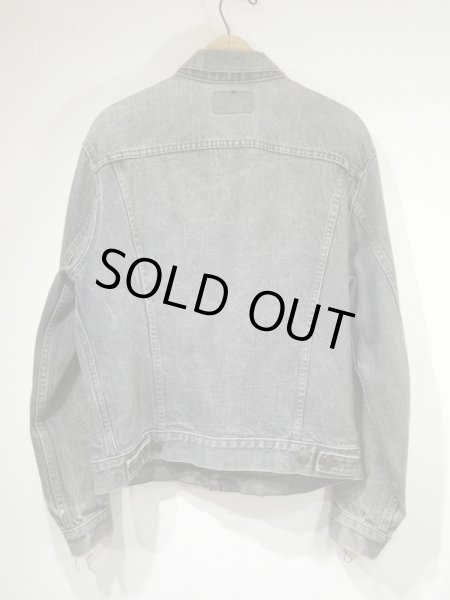 画像2: 80s Levi's 71506-0259 YARN DYED BLACK DENIM JACKET GJ MADE IN USA (2)