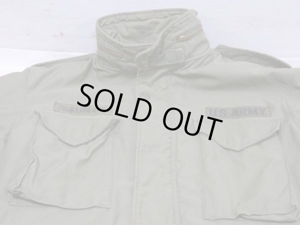 画像4: 70s '72 US ARMY M-65 FIELD JACKET 3rd TYPE GRAY LINER M-R (4)