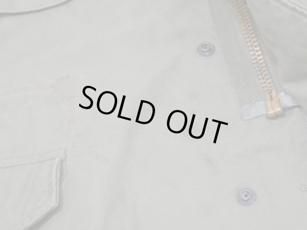 画像9: 70s '72 US ARMY M-65 FIELD JACKET 3rd TYPE GRAY LINER M-R (9)