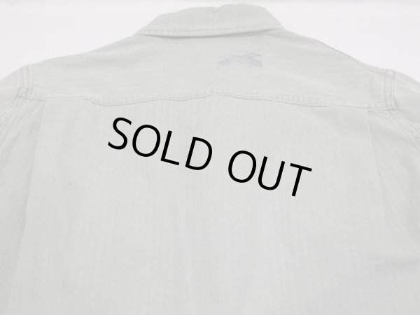 画像12: 40s US ARMY M-41（M-42) HBT HERRINGBONE TWILL UTILITY JACKET 1st TYPE FULL PATCH (12)