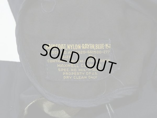 画像10: 50s US AIR FORCE USAF BLUE-157 RAIN COAT (10)