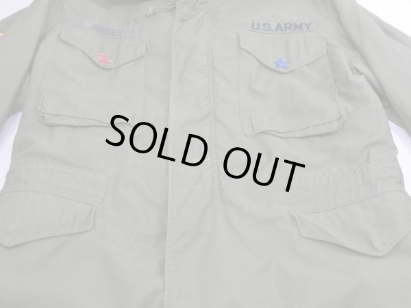 画像7: 60s US ARMY M-65 OG-107 FIELD JACKET 1ST TYPE ALUMINUM ZIPPER FULL PATCH M-R (7)