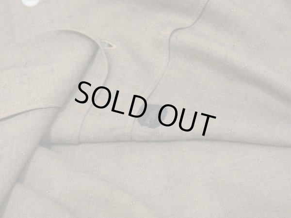画像8: 50s 60s Bayard LATTICE NEP OPEN COLLAR RAYON SHIRT RARE BIG SIZE (8)