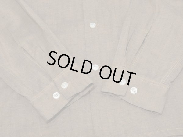 画像9: 50s 60s Bayard LATTICE NEP OPEN COLLAR RAYON SHIRT RARE BIG SIZE (9)