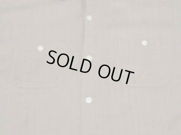 画像6: 50s 60s Bayard LATTICE NEP OPEN COLLAR RAYON SHIRT RARE BIG SIZE (6)