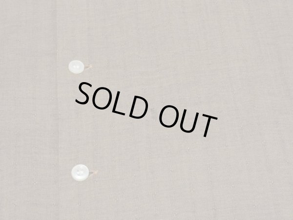 画像7: 50s 60s Bayard LATTICE NEP OPEN COLLAR RAYON SHIRT RARE BIG SIZE (7)