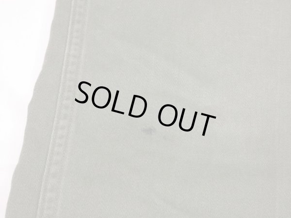 画像9: 60s US ARMY OG-107 COTTON SATEEN UTILITY TROUSERS BAKER PANTS 1st LATE TYPE (9)